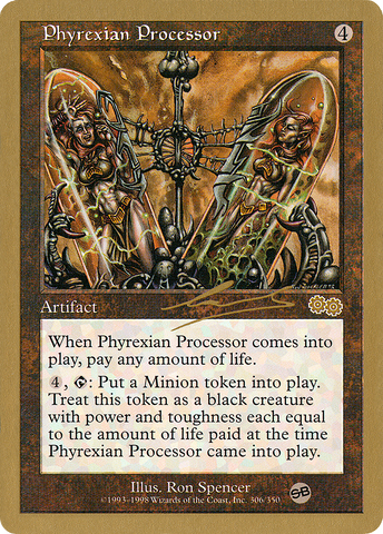{R} Phyrexian Processor (Nicolas Labarre) (SB) [World Championship Decks 2000][GB WC00 NL306SB]