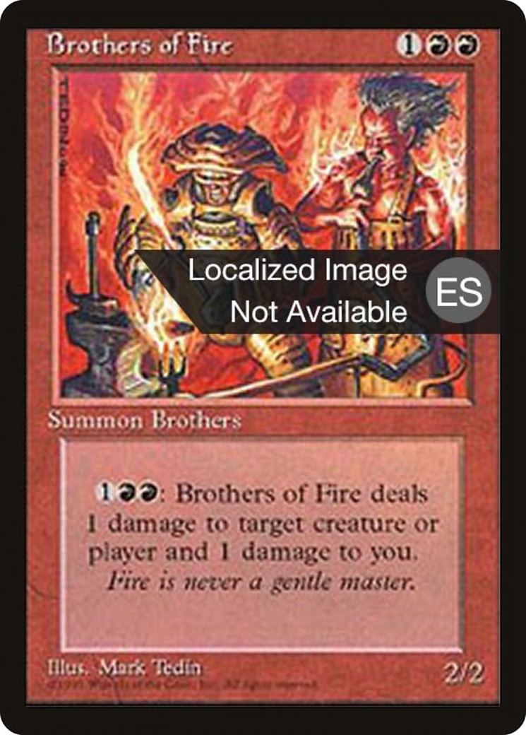 {F} Brothers of Fire [Fourth Edition (Foreign Black Border)][FBB 4ED 179]