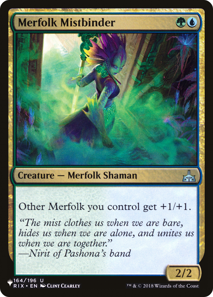 Merfolk Mistbinder [LIST RIX-164]