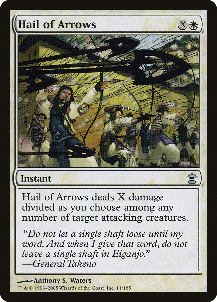 {C} Hail of Arrows [Saviors of Kamigawa][SOK 011]