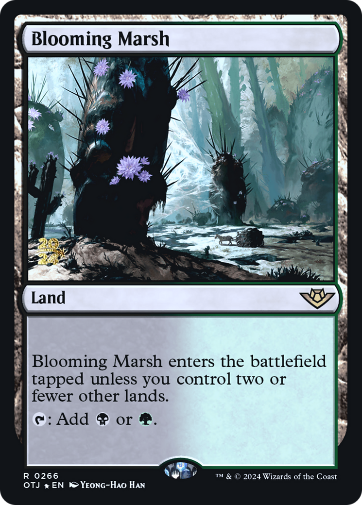 {@R} Blooming Marsh (OTJ) [Outlaws of Thunder Junction Prerelease Promos][PR OTJ 266]