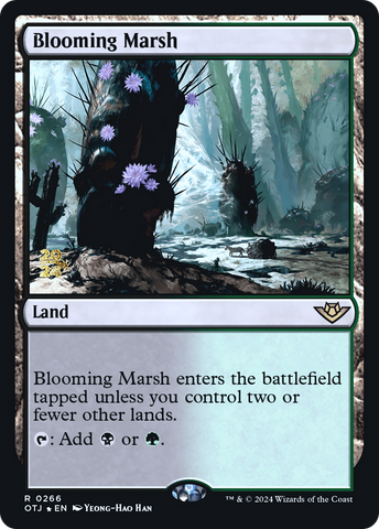 {@R} Blooming Marsh (OTJ) [Outlaws of Thunder Junction Prerelease Promos][PR OTJ 266]