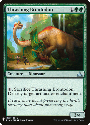 {C} Thrashing Brontodon [Mystery Booster][LS RIX 148]