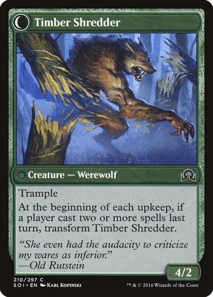 {C} Hinterland Logger // Timber Shredder [Shadows over Innistrad][SOI 210] - Misty Mountain Games