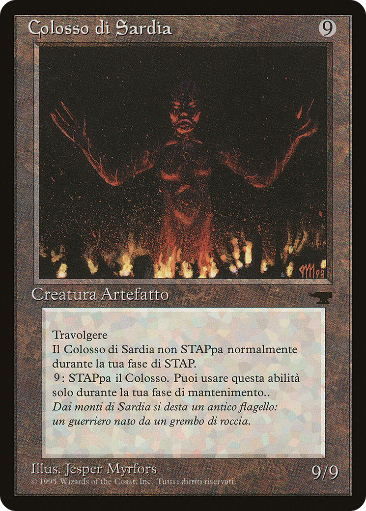 {C} Colossus of Sardia (Italian) - "Colosso di Sardia" [Rinascimento][RIN 111]