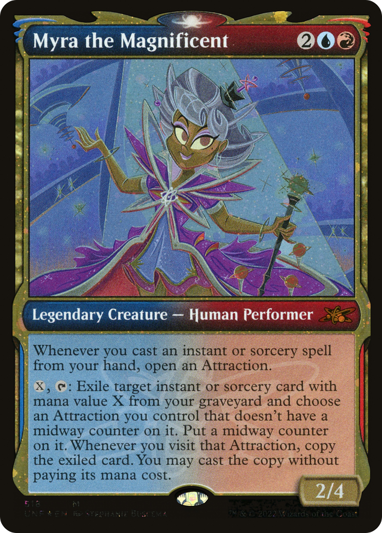 {R} Myra the Magnificent (Showcase) (Galaxy Foil) [Unfinity][UNF 518]