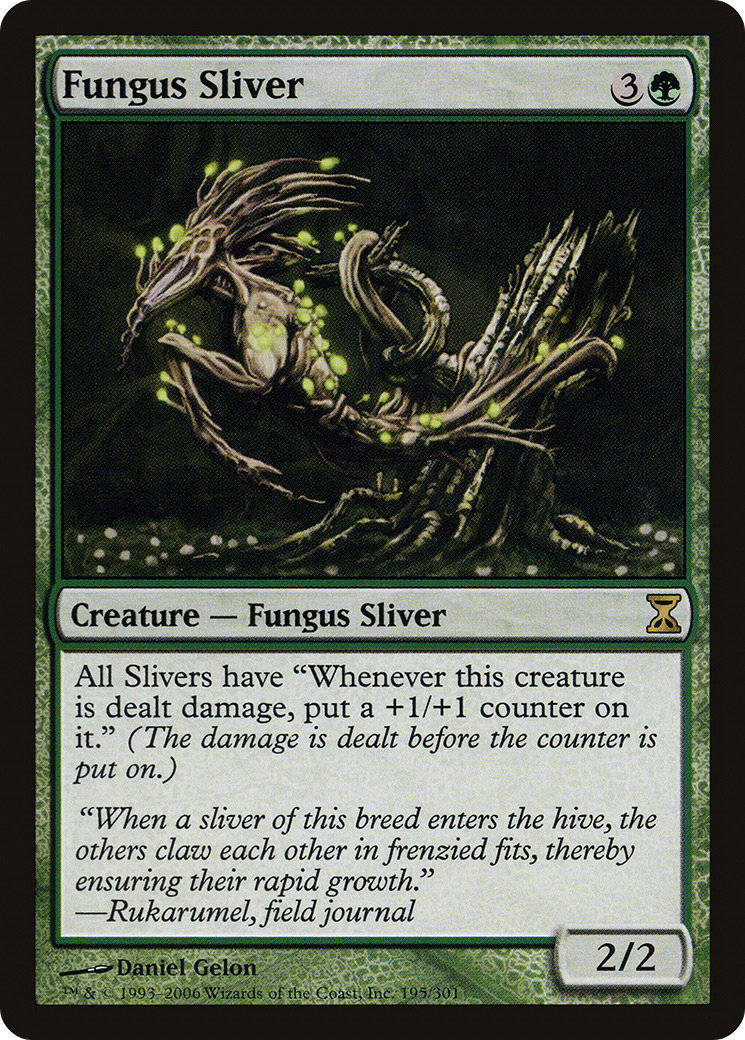 {R} Fungus Sliver [Time Spiral][TSP 195]