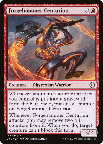 {C} Forgehammer Centurion [Phyrexia: All Will Be One][ONE 130]