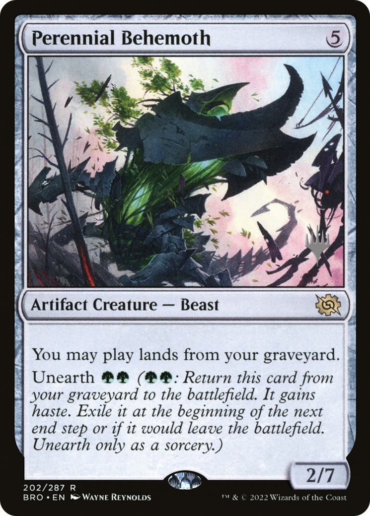 {R} Perennial Behemoth [The Brothers' War: Promo Pack][PP BRO 202]