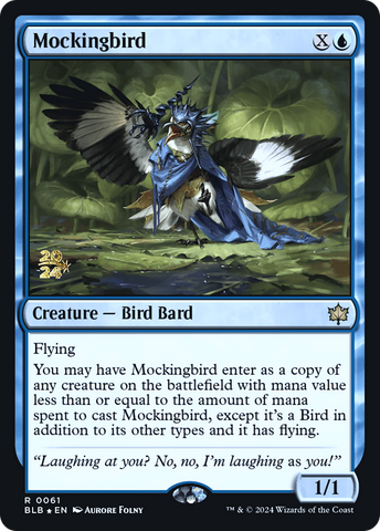 {@R} Mockingbird [Bloomburrow Prerelease Promos][PR BLB 061]