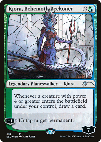 {C} Kiora, Behemoth Beckoner (Secret Lair) [Secret Lair Drop Promos][SLD 532]