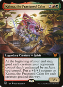 {R} Kaima, the Fractured Calm (Extended Art) [Kamigawa: Neon Dynasty Commander][NEC 074]