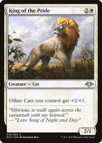 {C} King of the Pride [Modern Horizons][MH1 016]