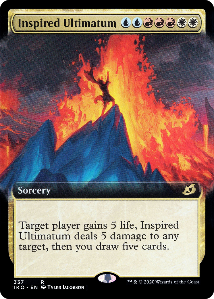 {R} Inspired Ultimatum (Extended Art) [Ikoria: Lair of Behemoths][IKO 337]