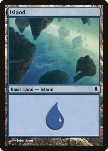 {B}[ZEN 234] Island (234a) [Zendikar]
