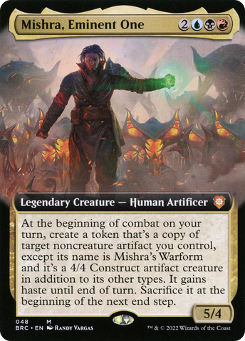 {R} Mishra, Eminent One (Extended Art) [The Brothers' War Commander][BRC 048]