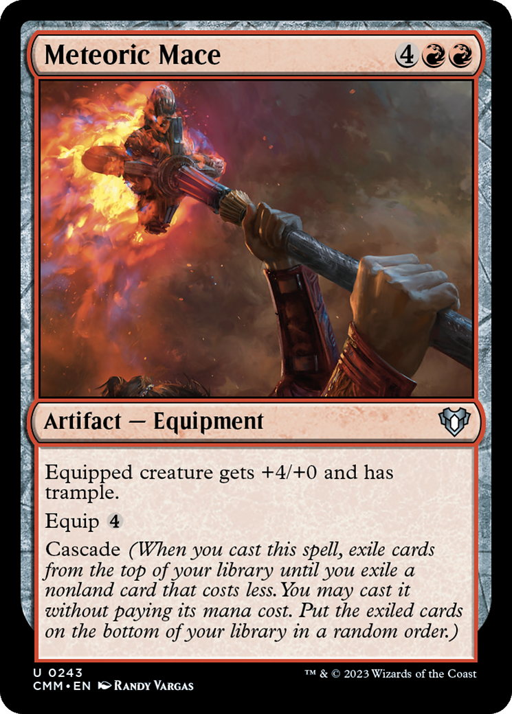 {C} Meteoric Mace [Commander Masters][CMM 243]