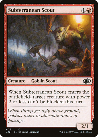{C} Subterranean Scout [Jumpstart 2022][J22 609]