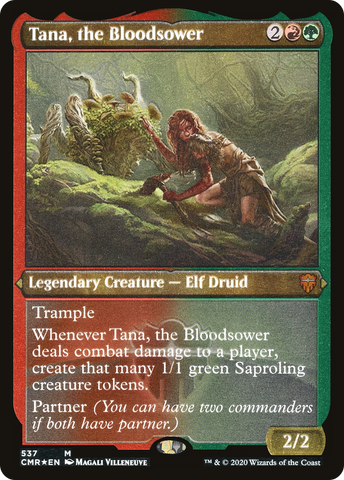 {R} Tana, the Bloodsower (Etched) [Commander Legends][CMR 537]