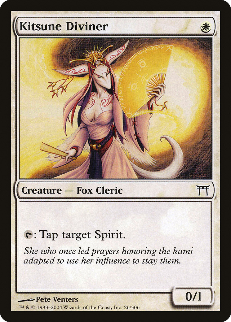 {C} Kitsune Diviner [Champions of Kamigawa][CHK 026]