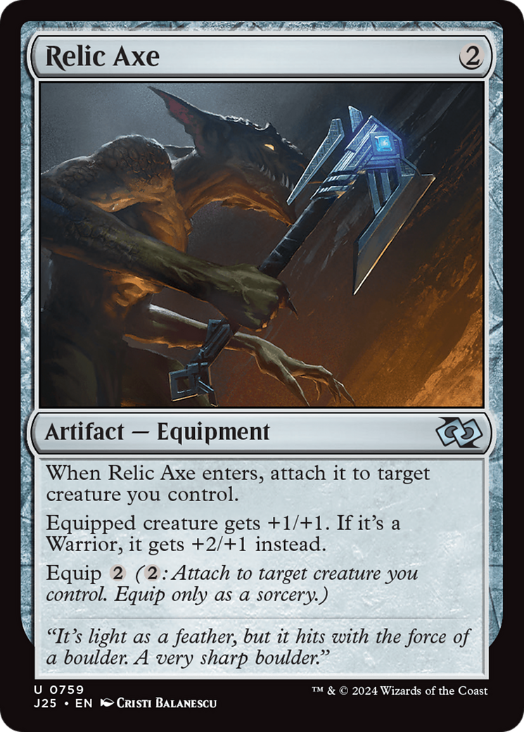 {C} Relic Axe [Foundations Jumpstart][J25 759]