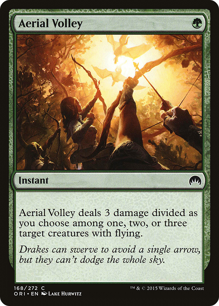 {C} Aerial Volley [Magic Origins][ORI 168]