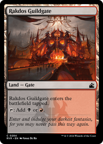 {C} Rakdos Guildgate [Ravnica Remastered][RVR 284]