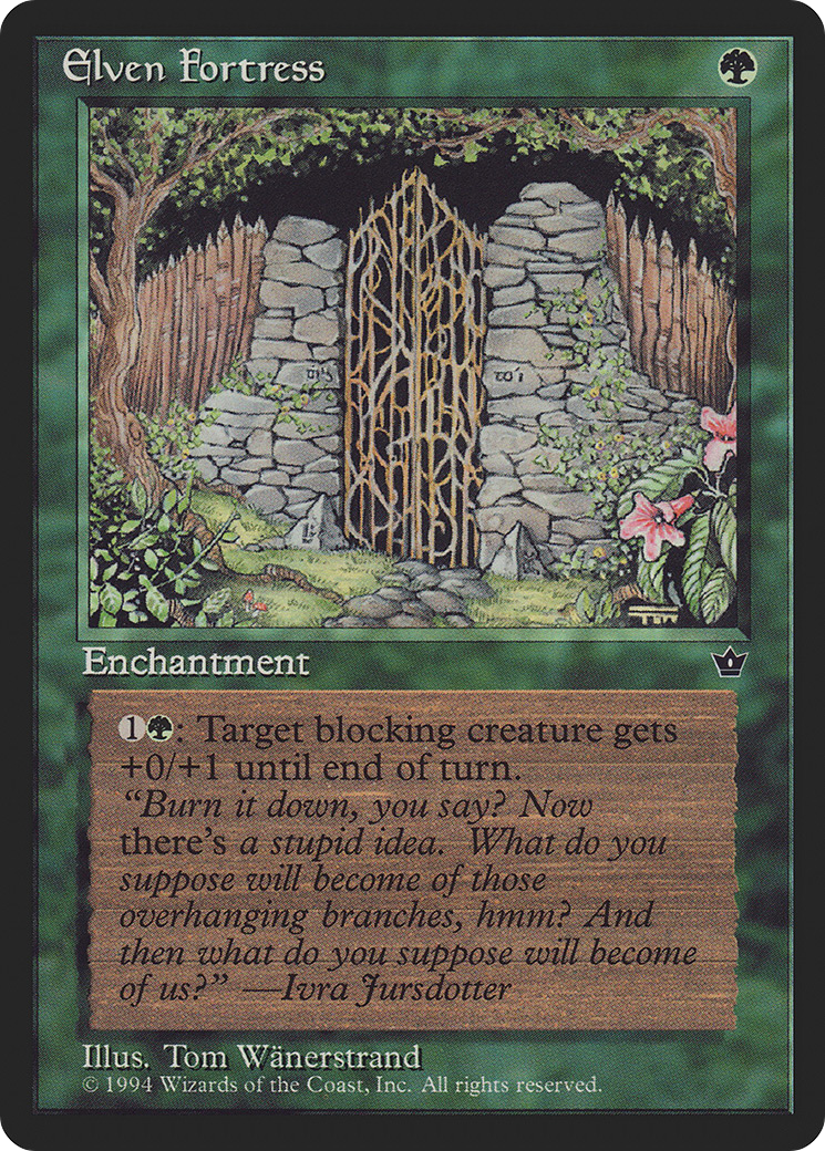 {C} Elven Fortress (Tom Wanerstrand) [Fallen Empires][FEM 065]
