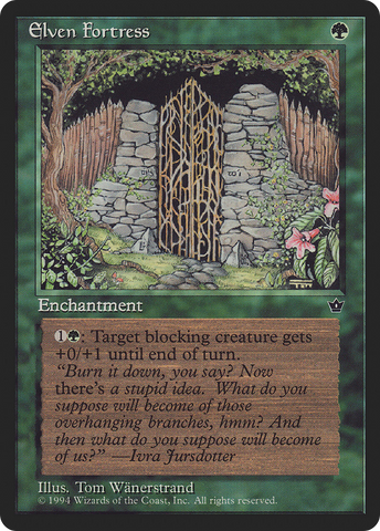 {C} Elven Fortress (Tom Wanerstrand) [Fallen Empires][FEM 065]