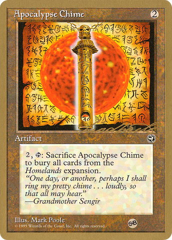 {R} Apocalypse Chime (Leon Lindback) (SB) [Pro Tour Collector Set][GB PTC LL101SB]