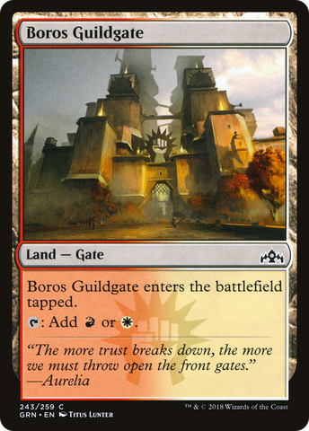 {C} Boros Guildgate (243/259) [Guilds of Ravnica][GRN 243]