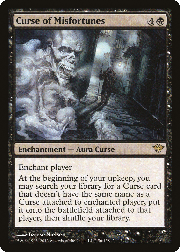 {R} Curse of Misfortunes [Dark Ascension][DKA 056]
