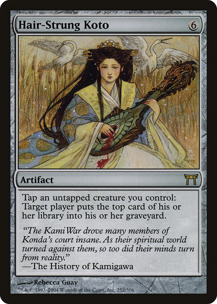 {R} Hair-Strung Koto [Champions of Kamigawa][CHK 252]