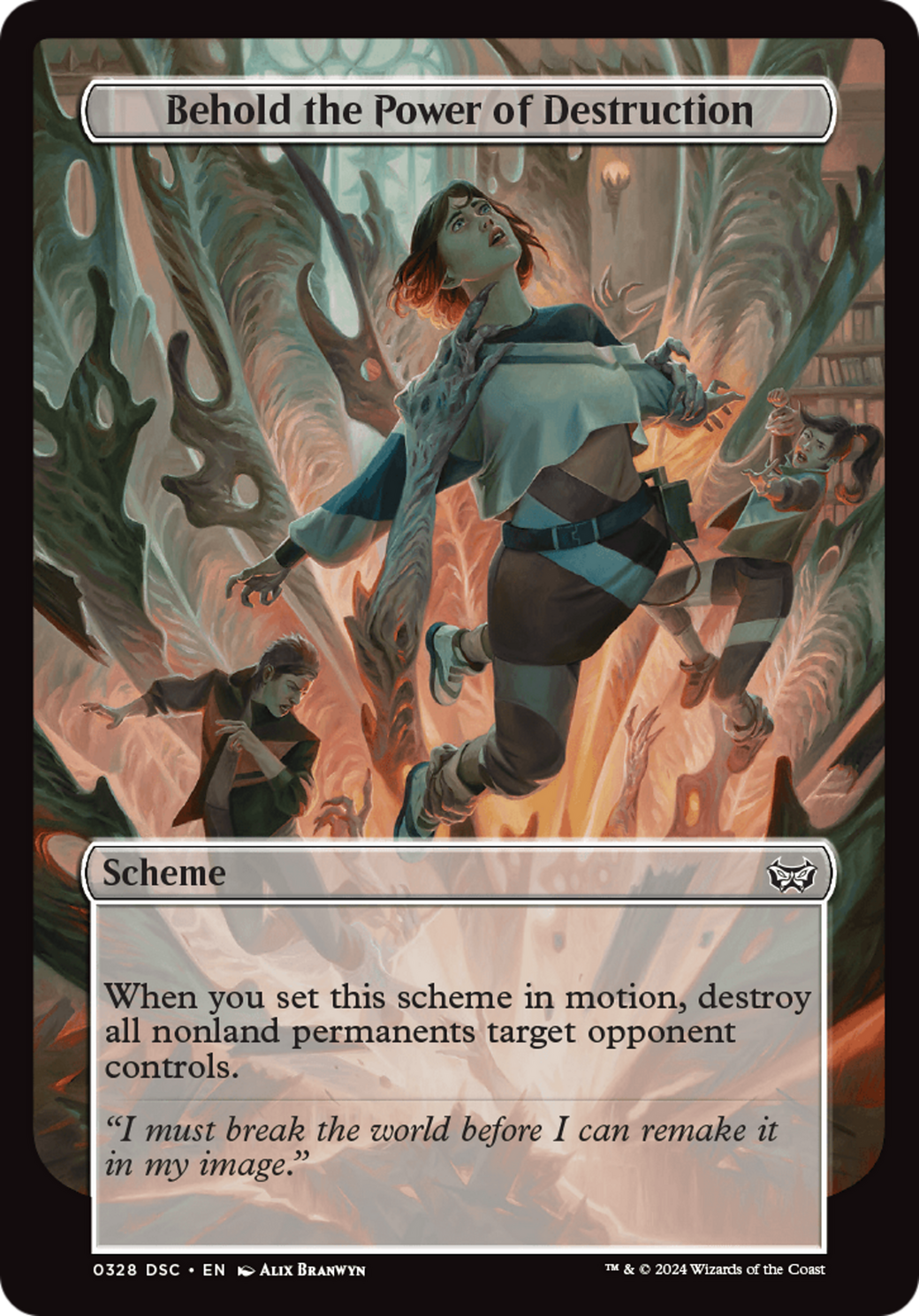 {C} Behold the Power of Destruction (Full Art) [Duskmourn: House of Horror Commander][DSC 328]