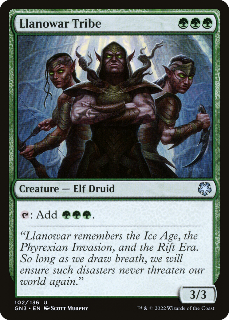 {C} Llanowar Tribe [Game Night 2022][GN3 102]
