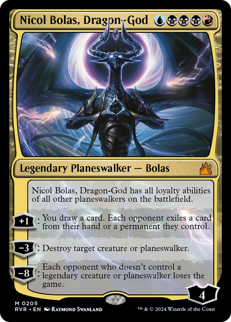 {R} Nicol Bolas, Dragon-God [Ravnica Remastered][RVR 205]