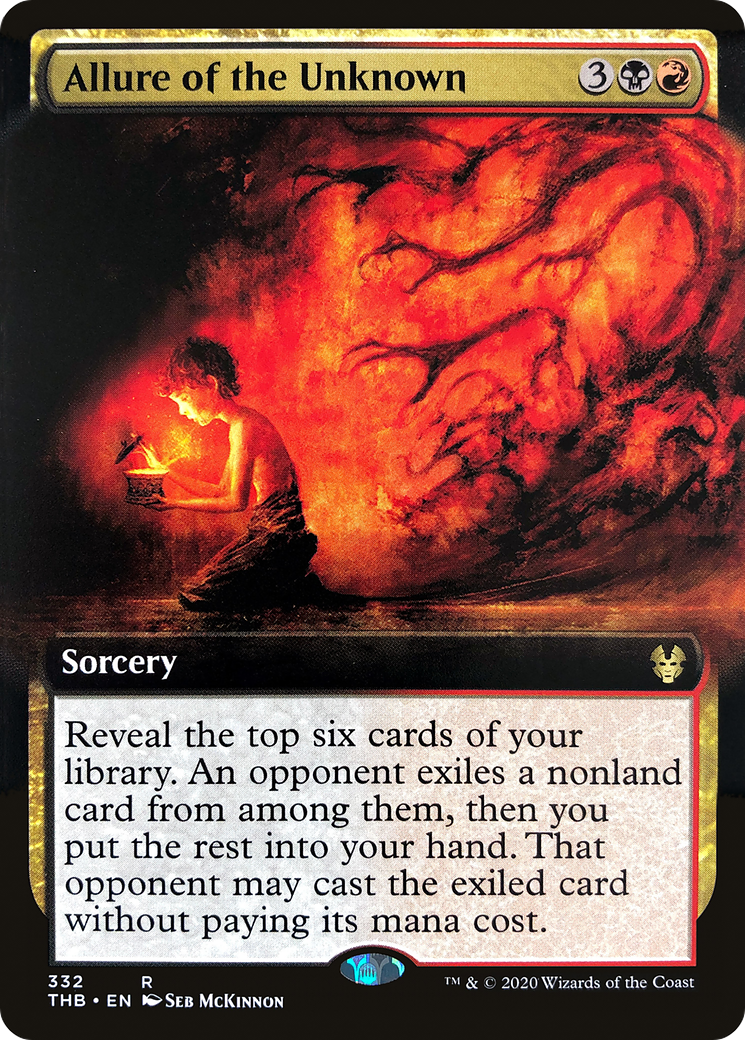 {R} Allure of the Unknown (Extended Art) [Theros Beyond Death][THB 332]