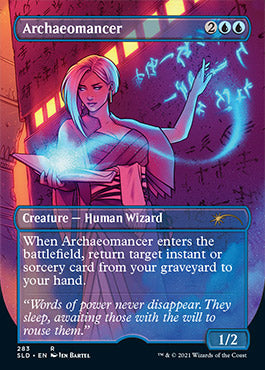 {R} Archaeomancer (Borderless) [Secret Lair Drop Series][SLD 283]