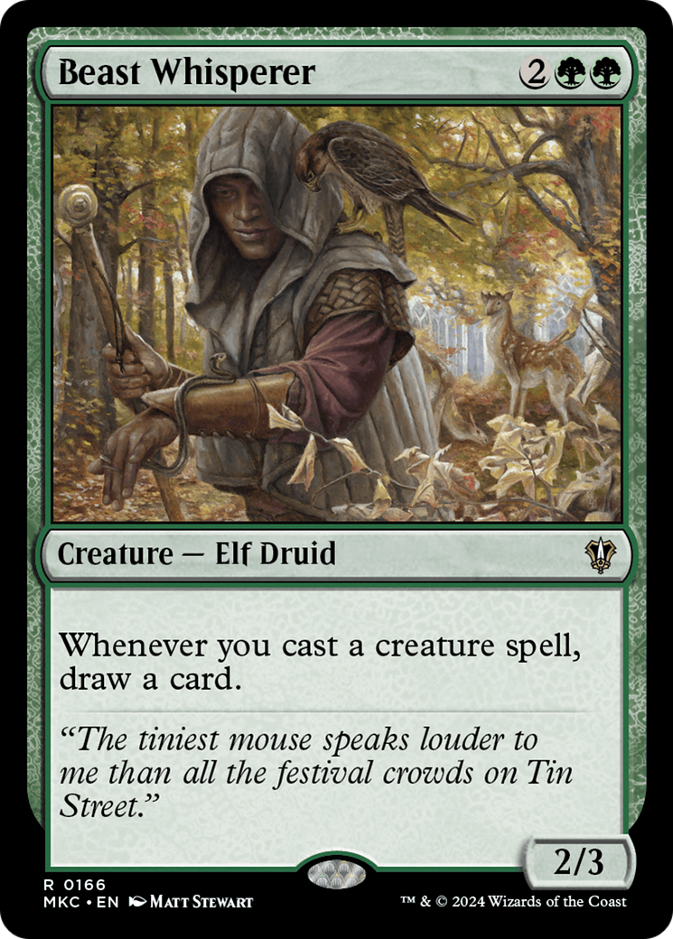 {R} Beast Whisperer [Murders at Karlov Manor Commander][MKC 166]
