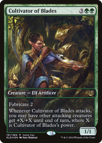 {R} Cultivator of Blades (Game Day) [Kaladesh Promos][PA KLD 151]