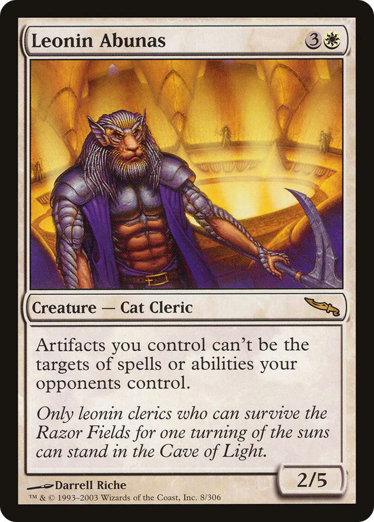 {R} Leonin Abunas [Mirrodin][MRD 008]