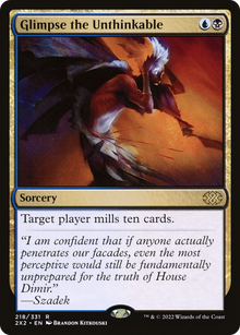 {R} Glimpse the Unthinkable [Double Masters 2022][2X2 218]
