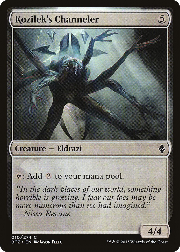 {C} Kozilek's Channeler [Battle for Zendikar][BFZ 010]