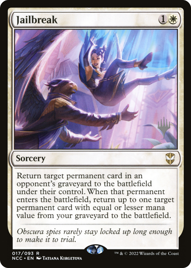 {R} Jailbreak (Promo Pack) [Streets of New Capenna Commander Promos][PP NCC 017]