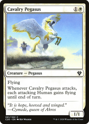 {C} Cavalry Pegasus [Commander 2020][C20 081]