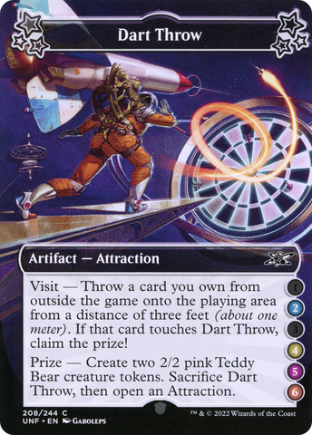 {C} Dart Throw (2-4-5-6) [Unfinity][UNF 208]