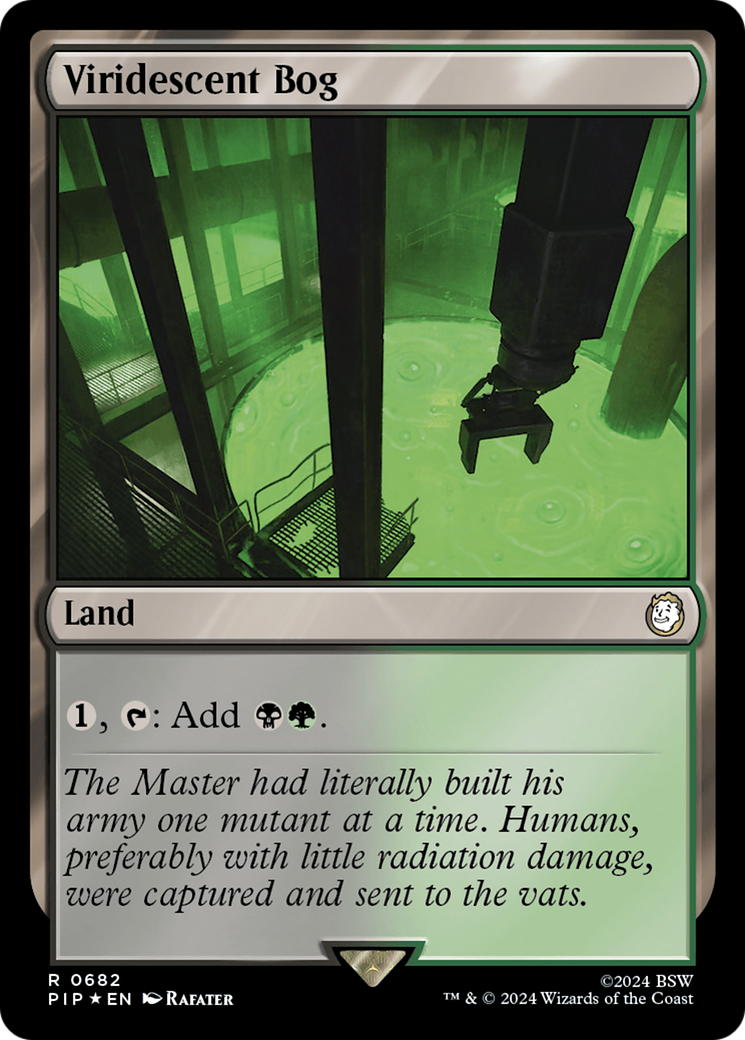 {R} Viridescent Bog (Surge Foil) [Fallout][PIP 682]