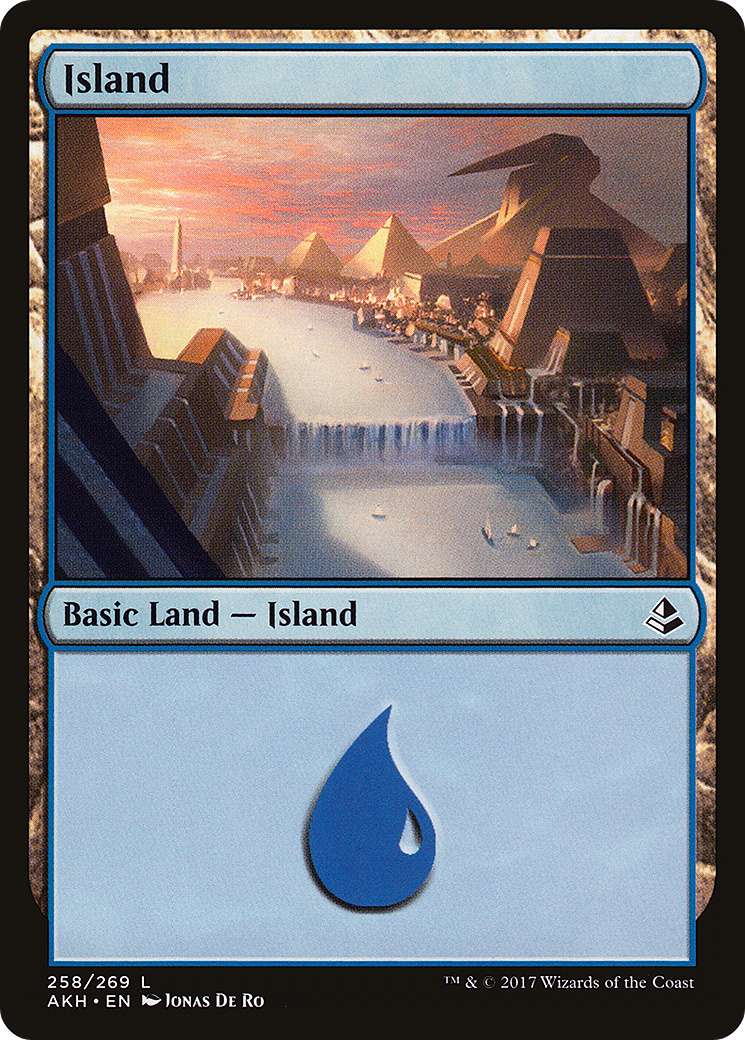 {B}[AKH 258] Island (258) [Amonkhet]