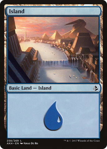 {B}[AKH 258] Island (258) [Amonkhet]