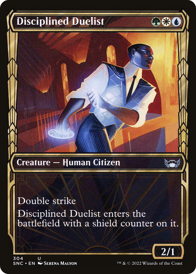 {C} Disciplined Duelist (Showcase Golden Age) [Streets of New Capenna][SNC 304]